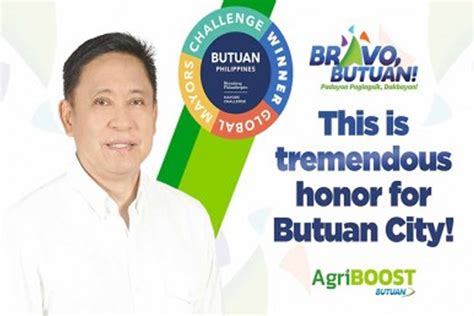 Bloomberg win big honor for Butuan: mayor.